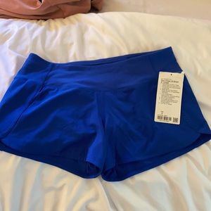 Lululemon Run Times Short 4" lined new with tags size 8